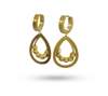 Em Tee Cee 18kt Gold Plated Ringing Earrings