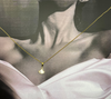 Em Tee Cee 18kt Gold Plated Necklace With Pearl Fill Pendant