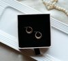 Em Tee Cee Rose Gold Moon Hoops