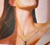 Em Tee Cee 18kt Gold Plated Drop Necklace