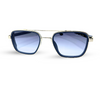 Em Tee Cee Silver Blue Metallic Bossy Women's Sunglasses