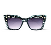 Em Tee Cee Black Tiger Cat Eye Women's Sunglasses