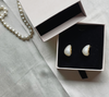 Em Tee Cee 18kt Gold Plated With Pearl Fill Earrings