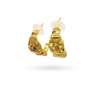 Em Tee Cee 18kt Gold Plated Foil Earrings