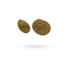 Em Tee Cee 18kt Gold Plated Rope Earrings