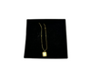 Em Tee Cee 18kt Gold Plated Rectangular Pearl-Fill Necklace