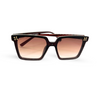 Em Tee Cee Brown Square Women's Sunglasses