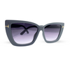 Em Tee Cee Grey Matte Cat Eye Women's Sunglasses