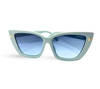 Em Tee Cee Green Cat Eye Women's Sunglasses