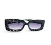 Em Tee Cee Black Rectangle Women's Sunglasses