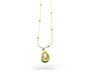 Em Tee Cee 18kt Gold Plated Opal Drop Necklace