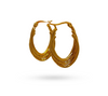 Em Tee Cee 18kt Gold Plated Multi-Wired Hoops