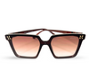 Em Tee Cee Brown Square Women's Sunglasses