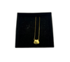 Em Tee Cee 18kt Gold Plated Block Necklace