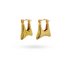 Em Tee Cee 18kt Gold Plated Hanger Earrings