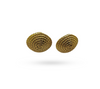 Em Tee Cee 18kt Gold Plated Rope Earrings