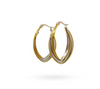 Em Tee Cee 18kt Gold Plated Multi-Wired Hoops