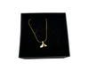 Em Tee Cee 18kt Gold Plated Wings Neckalce