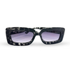 Em Tee Cee Black Rectangle Women's Sunglasses