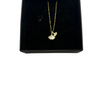 Em Tee Cee 18kt Gold Plated Necklace With Pearl Fill Pendant With Zircon Stones