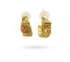 Em Tee Cee 18kt Gold Plated Foil Earrings