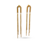 Em Tee Cee 18kt Gold Plated Raining Earrings