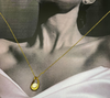 Em Tee Cee 18kt Gold Plated Necklace With Opal Pearl Pendant