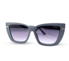 Em Tee Cee Grey Matte Cat Eye Women's Sunglasses