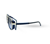 Em Tee Cee Silver Blue Metallic Bossy Women's Sunglasses