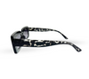 Em Tee Cee Black Rectangle Women's Sunglasses