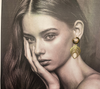 Em Tee Cee 18kt Gold Plated Leaf Earrings