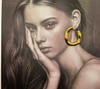 Em Tee Cee 18kt Gold Plated Semi-Hoops