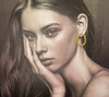 Em Tee Cee 18kt Gold Plated Oval Hoops