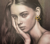 Em Tee Cee 18kt Gold Plated Dangle Earrings